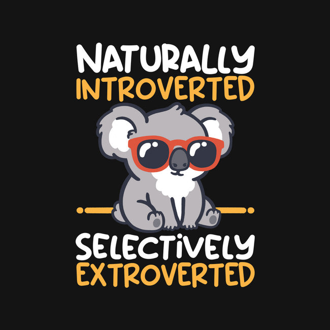 Koala Selectively Extroverted-Womens-Fitted-Tee-NemiMakeit