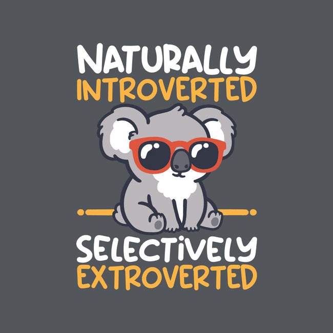 Koala Selectively Extroverted-Womens-Fitted-Tee-NemiMakeit