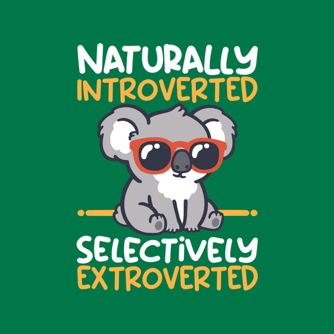 Koala Selectively Extroverted-Womens-Fitted-Tee-NemiMakeit