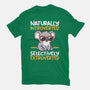 Koala Selectively Extroverted-Womens-Fitted-Tee-NemiMakeit