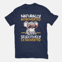 Koala Selectively Extroverted-Womens-Fitted-Tee-NemiMakeit