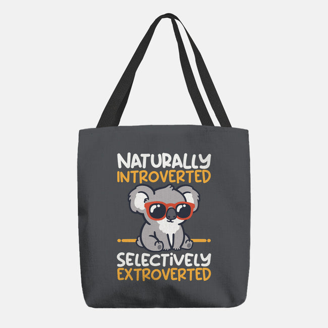 Koala Selectively Extroverted-None-Basic Tote-Bag-NemiMakeit
