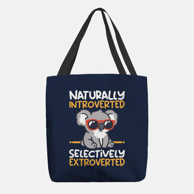 Koala Selectively Extroverted-None-Basic Tote-Bag-NemiMakeit