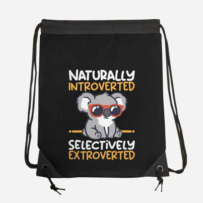 Koala Selectively Extroverted-None-Drawstring-Bag-NemiMakeit