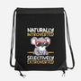 Koala Selectively Extroverted-None-Drawstring-Bag-NemiMakeit