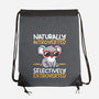Koala Selectively Extroverted-None-Drawstring-Bag-NemiMakeit