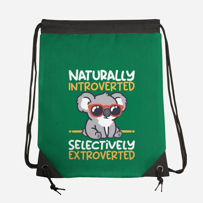 Koala Selectively Extroverted-None-Drawstring-Bag-NemiMakeit