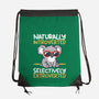 Koala Selectively Extroverted-None-Drawstring-Bag-NemiMakeit
