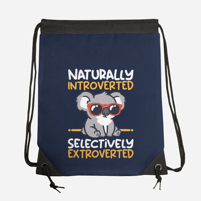 Koala Selectively Extroverted-None-Drawstring-Bag-NemiMakeit