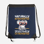 Koala Selectively Extroverted-None-Drawstring-Bag-NemiMakeit