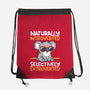 Koala Selectively Extroverted-None-Drawstring-Bag-NemiMakeit