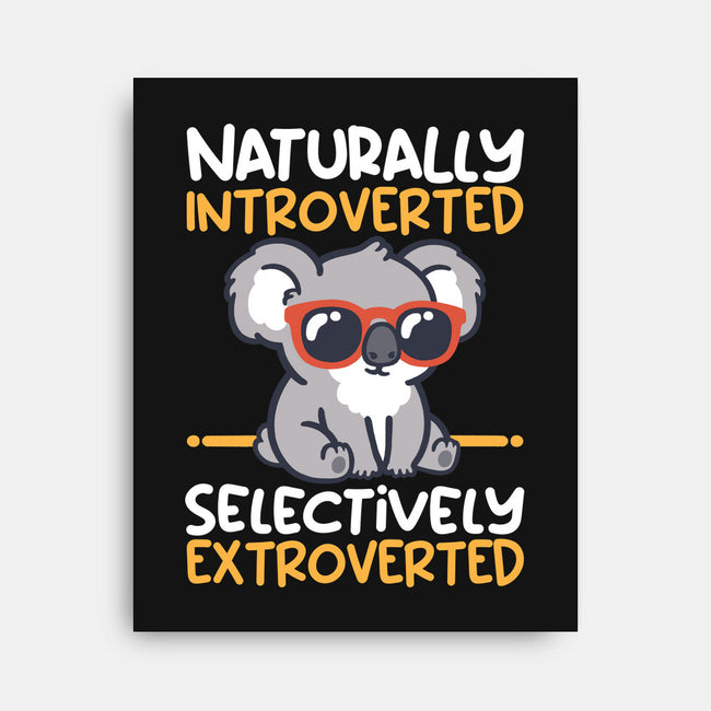 Koala Selectively Extroverted-None-Stretched-Canvas-NemiMakeit