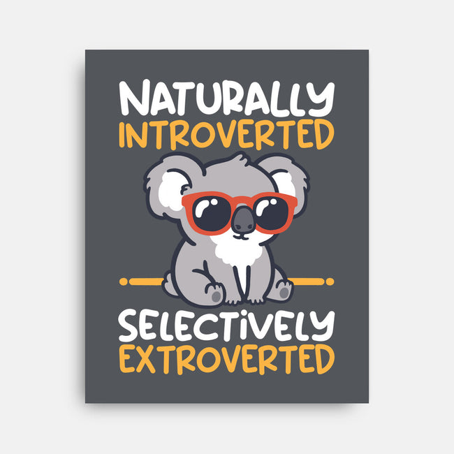 Koala Selectively Extroverted-None-Stretched-Canvas-NemiMakeit