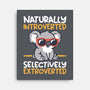 Koala Selectively Extroverted-None-Stretched-Canvas-NemiMakeit