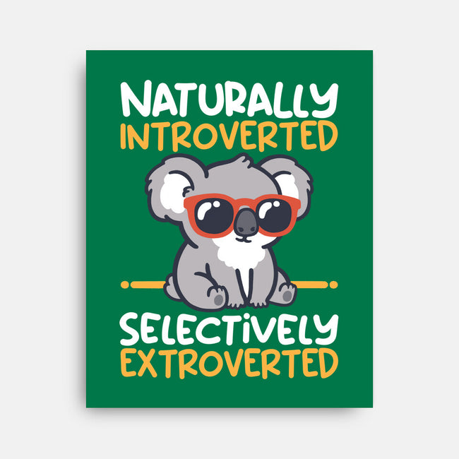 Koala Selectively Extroverted-None-Stretched-Canvas-NemiMakeit