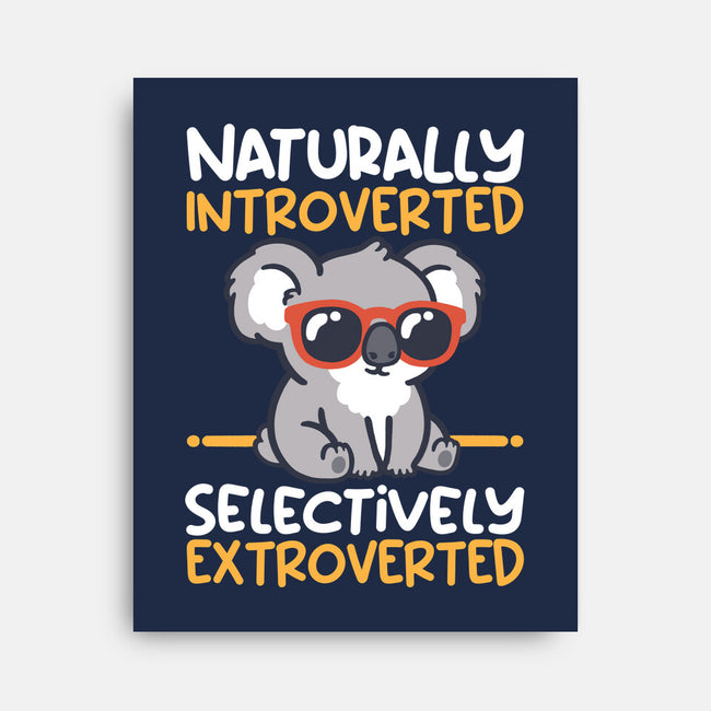 Koala Selectively Extroverted-None-Stretched-Canvas-NemiMakeit