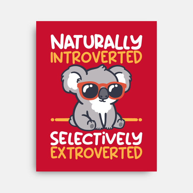 Koala Selectively Extroverted-None-Stretched-Canvas-NemiMakeit