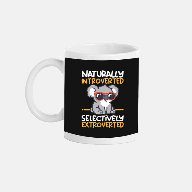 Koala Selectively Extroverted-None-Mug-Drinkware-NemiMakeit
