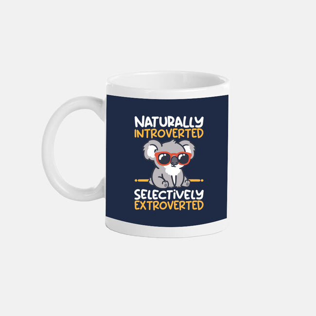 Koala Selectively Extroverted-None-Mug-Drinkware-NemiMakeit