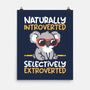 Koala Selectively Extroverted-None-Matte-Poster-NemiMakeit