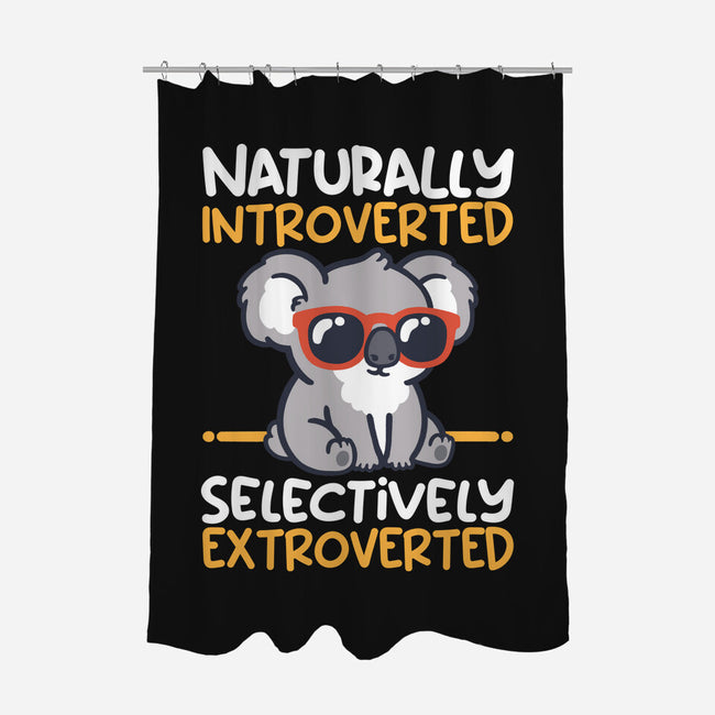 Koala Selectively Extroverted-None-Polyester-Shower Curtain-NemiMakeit