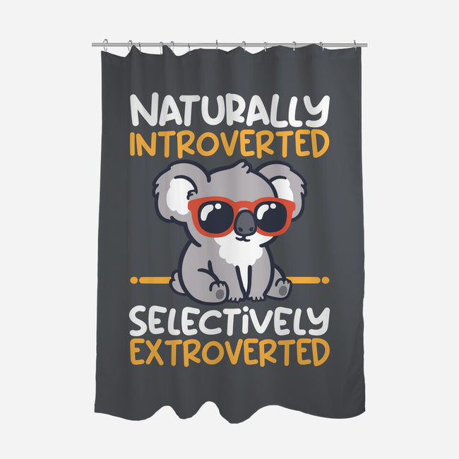 Koala Selectively Extroverted-None-Polyester-Shower Curtain-NemiMakeit