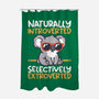 Koala Selectively Extroverted-None-Polyester-Shower Curtain-NemiMakeit