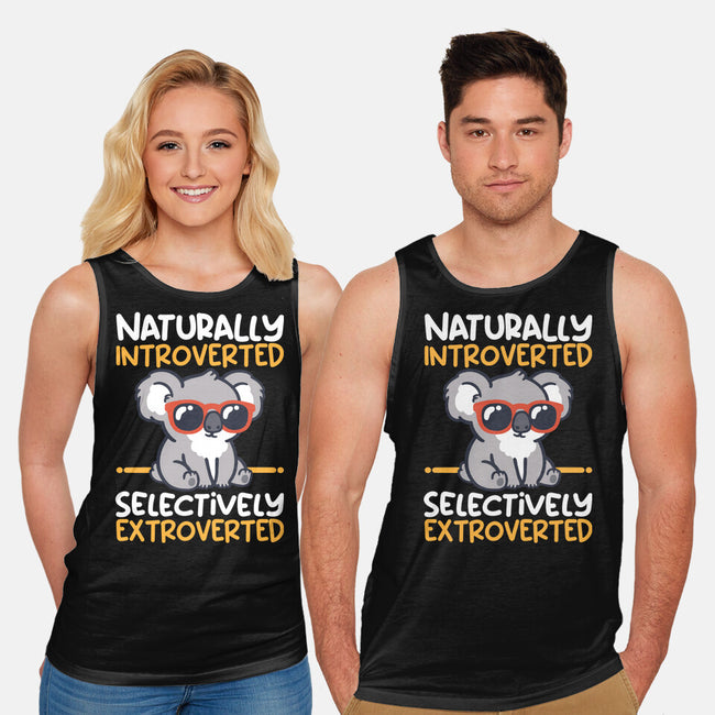 Koala Selectively Extroverted-Unisex-Basic-Tank-NemiMakeit