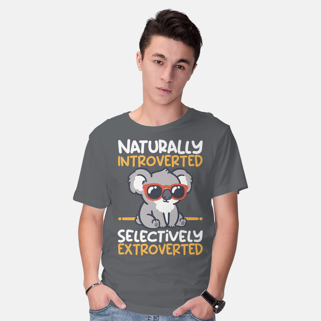 Koala Selectively Extroverted-Mens-Basic-Tee-NemiMakeit