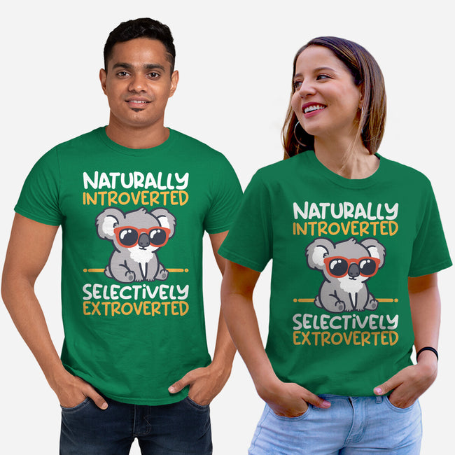 Koala Selectively Extroverted-Unisex-Basic-Tee-NemiMakeit