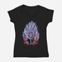 Speed Granny-Womens-V-Neck-Tee-spoilerinc