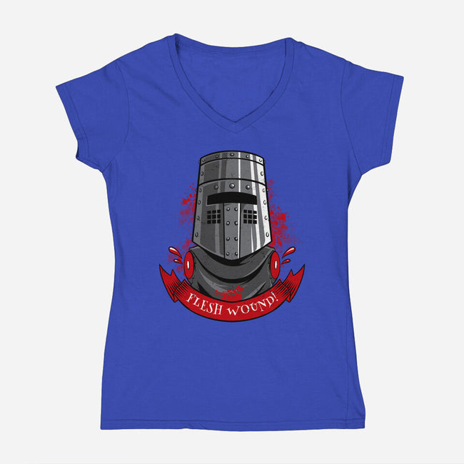 No Arms Squad-Womens-V-Neck-Tee-spoilerinc