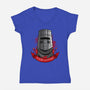 No Arms Squad-Womens-V-Neck-Tee-spoilerinc