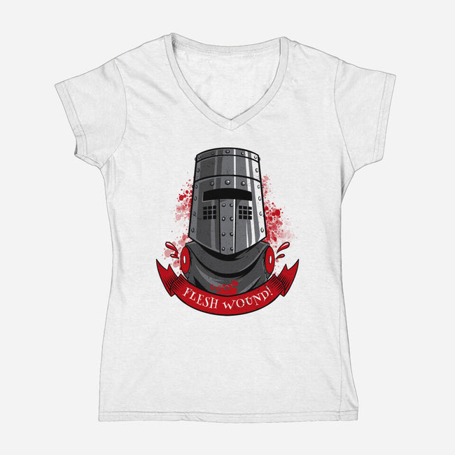 No Arms Squad-Womens-V-Neck-Tee-spoilerinc