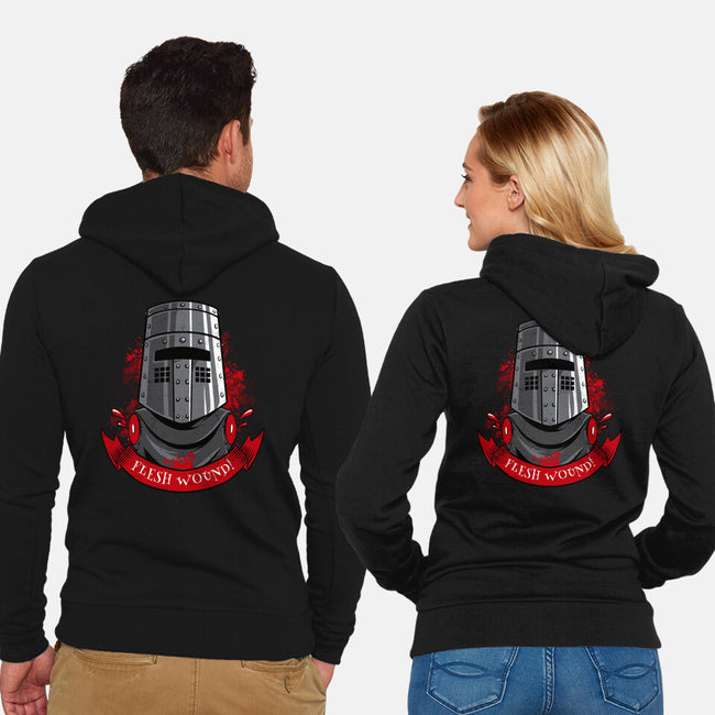 No Arms Squad-Unisex-Zip-Up-Sweatshirt-spoilerinc