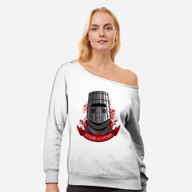 No Arms Squad-Womens-Off Shoulder-Sweatshirt-spoilerinc