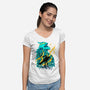 Monster Reborn-Womens-V-Neck-Tee-spoilerinc