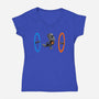 False Portal-Womens-V-Neck-Tee-spoilerinc