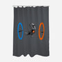 False Portal-None-Polyester-Shower Curtain-spoilerinc
