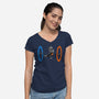 False Portal-Womens-V-Neck-Tee-spoilerinc