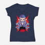Dare Fighter-Womens-V-Neck-Tee-spoilerinc