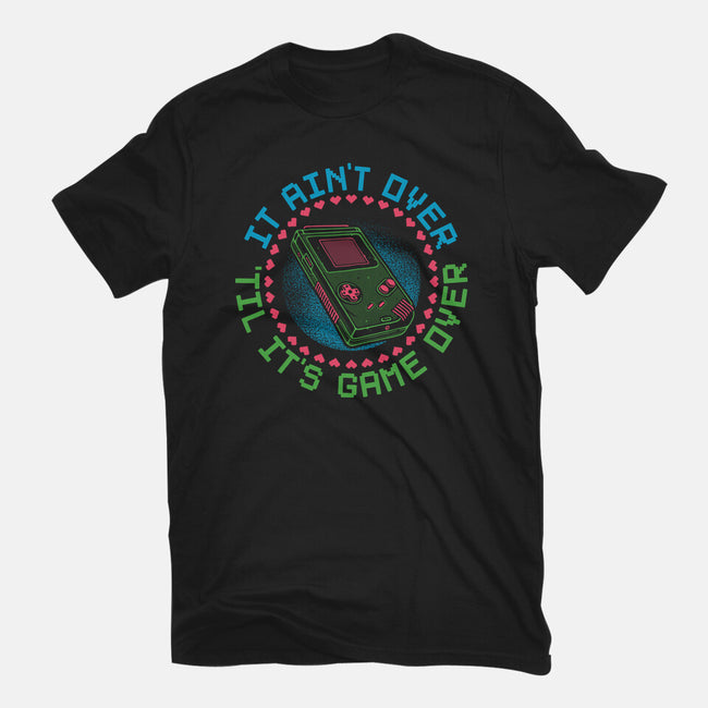 Never Game Over-Mens-Premium-Tee-glitchygorilla
