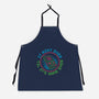 Never Game Over-Unisex-Kitchen-Apron-glitchygorilla