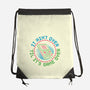Never Game Over-None-Drawstring-Bag-glitchygorilla