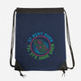Never Game Over-None-Drawstring-Bag-glitchygorilla