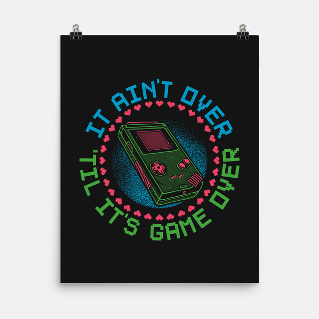 Never Game Over-None-Matte-Poster-glitchygorilla