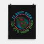Never Game Over-None-Matte-Poster-glitchygorilla