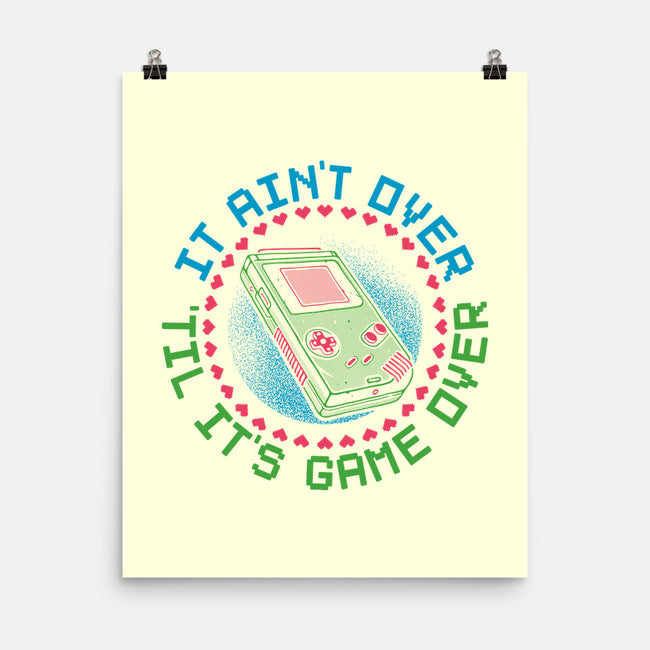 Never Game Over-None-Matte-Poster-glitchygorilla
