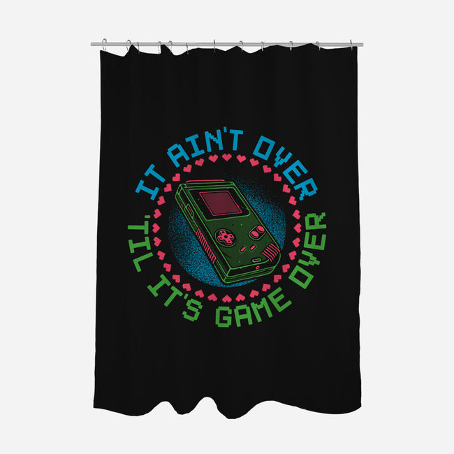 Never Game Over-None-Polyester-Shower Curtain-glitchygorilla