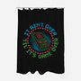 Never Game Over-None-Polyester-Shower Curtain-glitchygorilla
